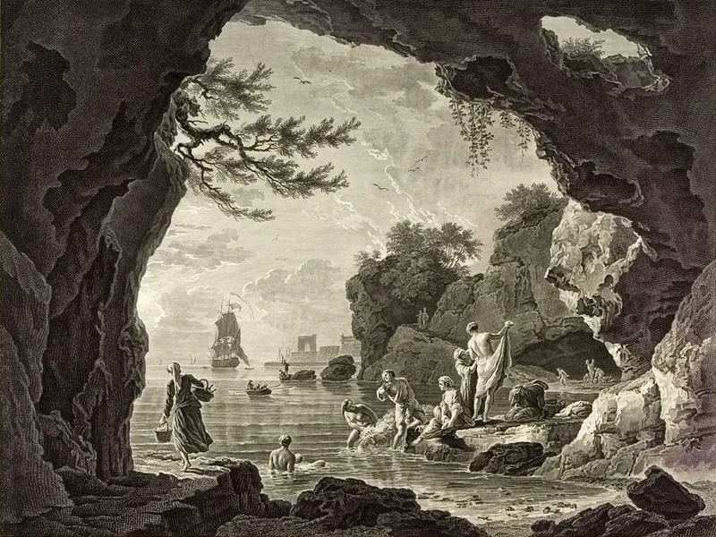 1715-Jean-Joseph Balechou - Le bagnanti